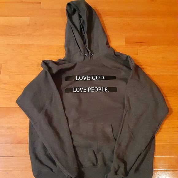 LOVE GOD LOVE PEOPLE Hoodie!! - Picture 1 of 3